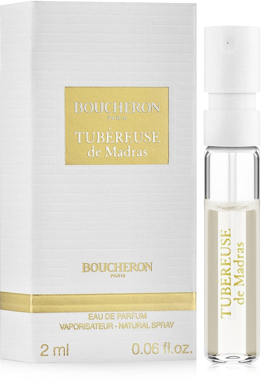 Boucheron Tubereuse de Madrás 2ml 0.06 fl. onz. muestras oficiales de perfumes