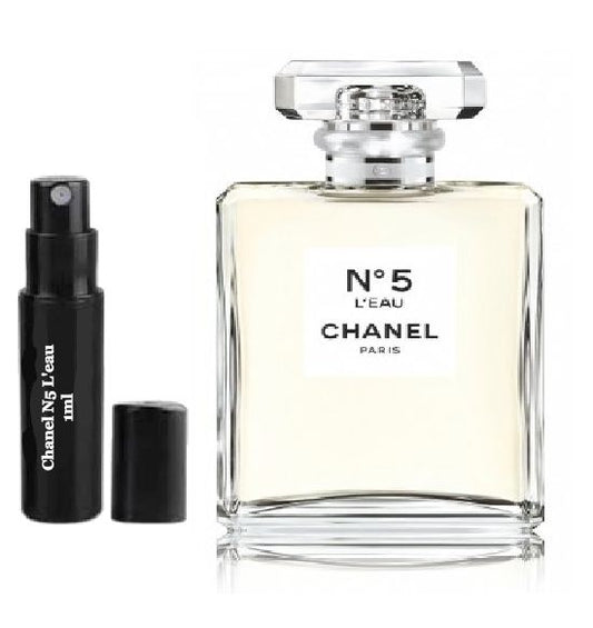 Muestras de perfumes Chanel N5 L'eau