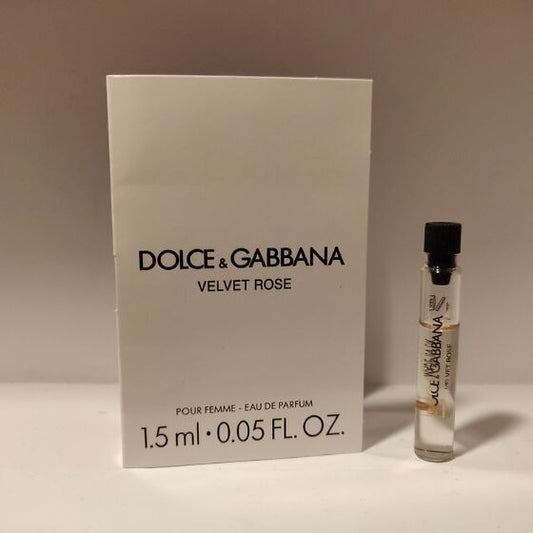 Muestra oficial del perfume Dolce & Gabbana VELVET Rose 1,5 ml