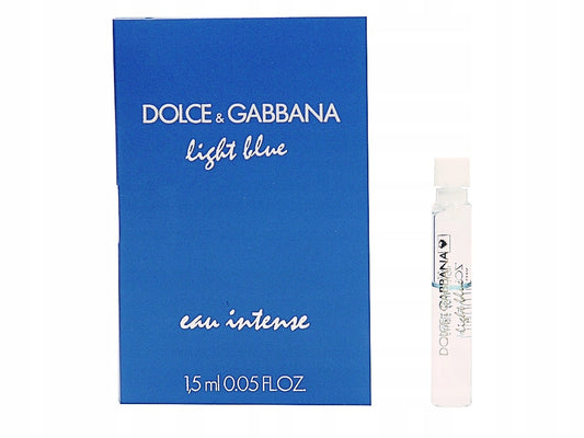 Muestra oficial del perfume Dolce & Gabbana Light Blue Eau Intense 1,5 ml