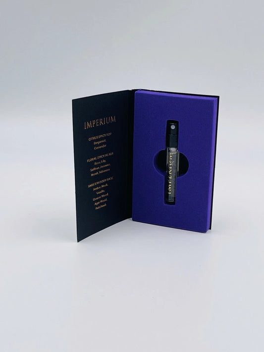 Muestra oficial del perfume Electimuss London Imperium de 1,5 ml