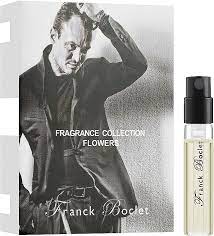 Muestra oficial del perfume Franck Boclet Flowers de 1,5 ml, muestra oficial de la fragancia Franck Boclet Flowers de 1,5 ml, muestras del perfume Franck Boclet Flowers de 1,5 ml, muestra oficial de la fragancia Franck Boclet Flowers de 1,5 ml