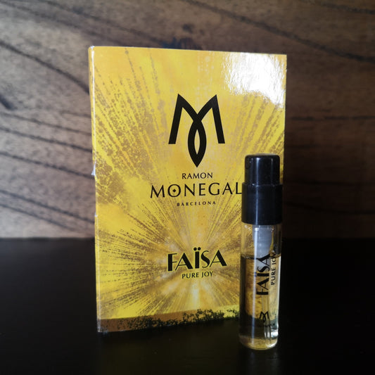 Ramon Monegal Faisa Pure Joy Oficial Perfume Muestra 2ml 0.06 fl.o.z. Perfume tester