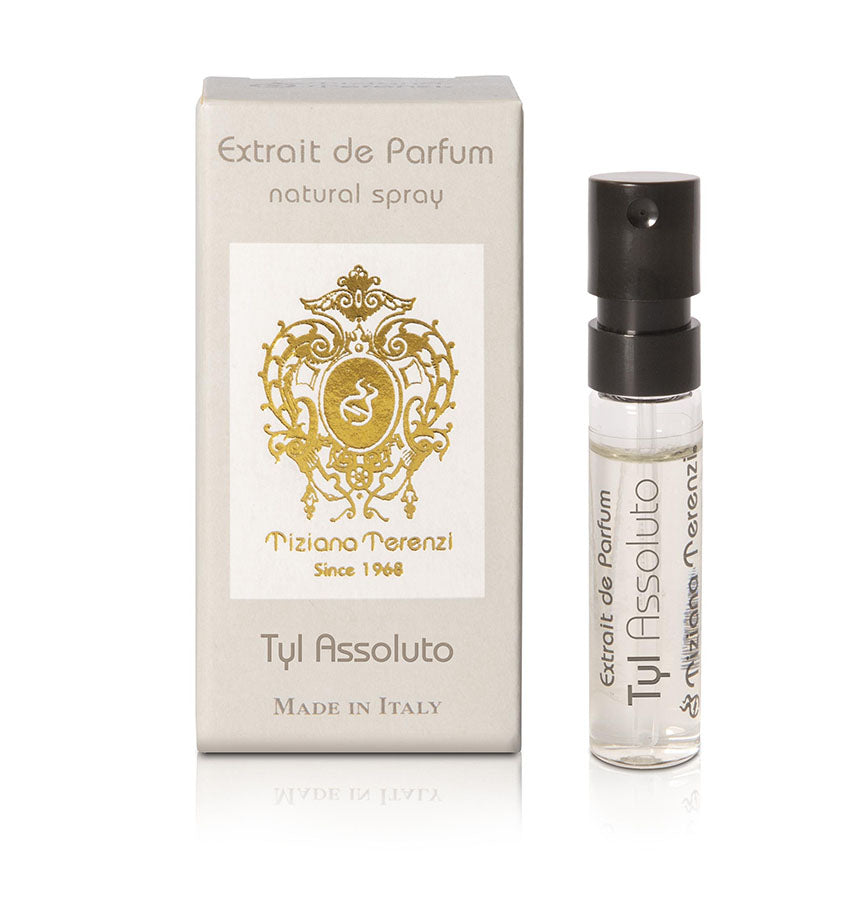 TIZIANA TERENZI Tyl Assoluto Extrait de parfum 0.05 OZ 1.5 ML muestra oficial de perfume