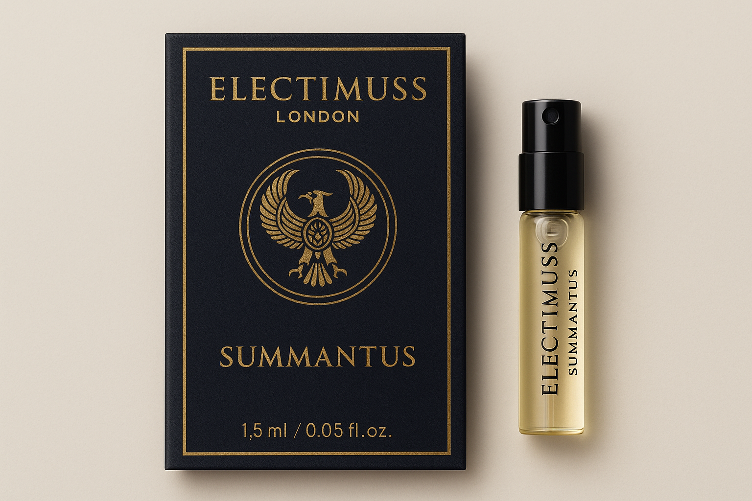 Electimuss London Summantus 1.5ml 0.05 fl. oz. Oficial Perfume Muestra Electimuss London Summantus 1.5ml 0.05 fl. oz. Oficial Perfume Muestra