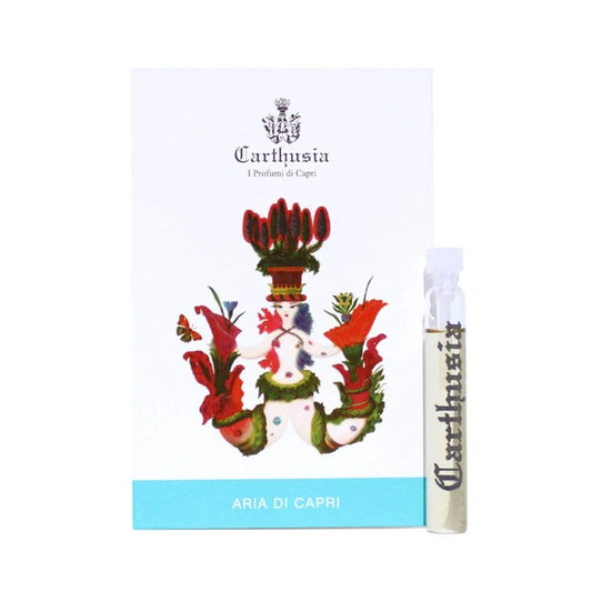 muestra oficial del perfume Carthusia Carthusia Aria di Capri tamaño 2ml 0.06 oz. probador de perfumes