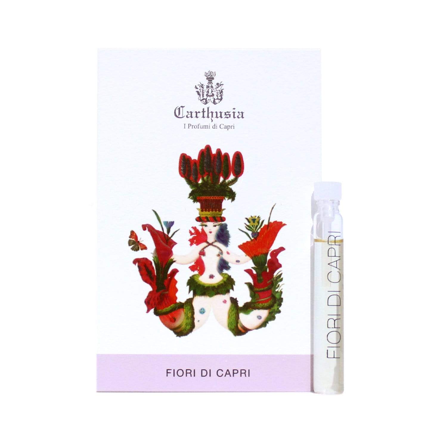 muestra oficial de perfume de Carthusia Fiori di Capri tamaño 2ml 0.06 oz.