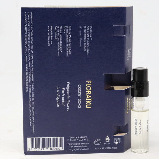 Muestra oficial del perfume Floraiku Cricket Song (1,5 ml)