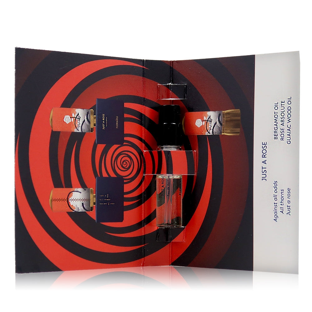 muestra oficial del perfume Floraiku fragancia Just a Rose 1.5ml 0.05 fl. onz. muestra oficial del perfume Floraiku fragancia Just a Rose 1.5ml 0.05 fl. onz.