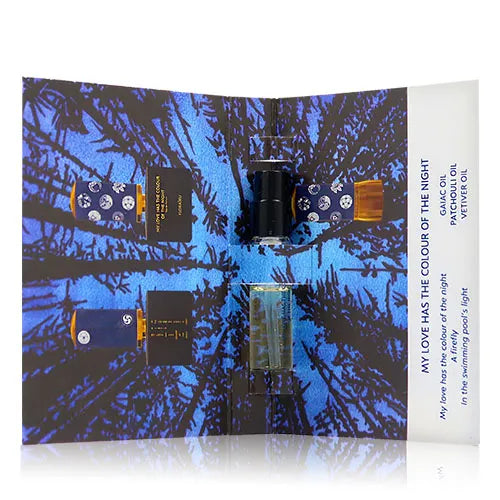 Muestra oficial del perfume Floraiku My Love Has The Colour Of The Night (1,5 ml)