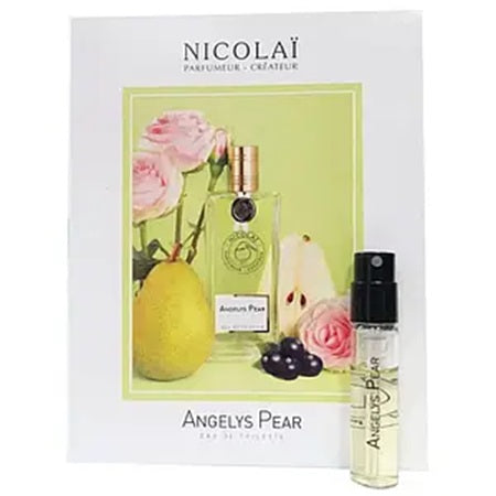 Muestras oficiales del perfume de la fragancia Nicolai Angelys Pear 1,8 ml 0,07 oz.