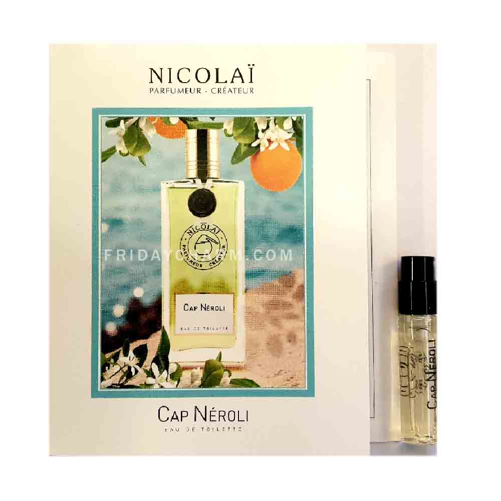 Muestras oficiales del perfume de la fragancia Nicolai Cap Neroli 1,8 ml 0,07 oz.