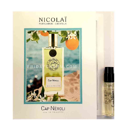 Muestras oficiales del perfume de la fragancia Nicolai Cap Neroli 1,8 ml 0,07 oz.