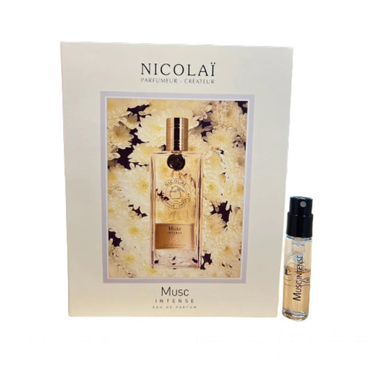 Muestras oficiales del perfume de la fragancia Nicolai Musc 1,8 ml 0,07 oz.