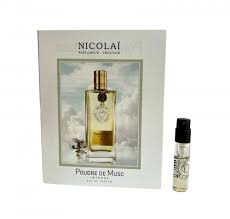 muestras de perfumes oficiales de la fragancia Nicolai Poudre de Musc 1,8 ml 0,07 oz.