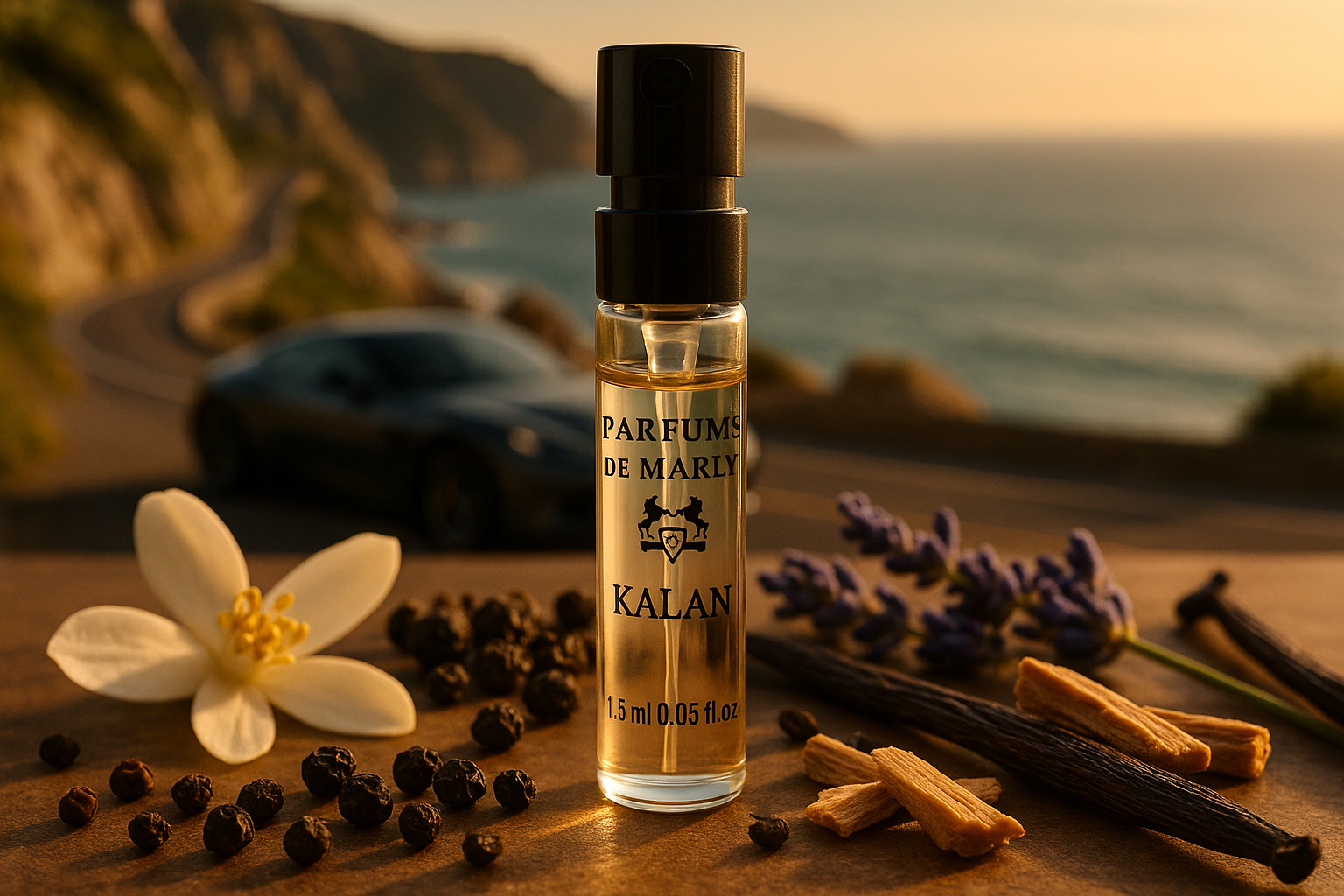 Muestra de aroma oficial de Parfums De Marly Kalan 1,5 ml 0,05 fl. onz. probador de perfumes Muestra de aroma oficial de Parfums De Marly Kalan 1,5 ml 0,05 fl. onz. probador de perfumes
