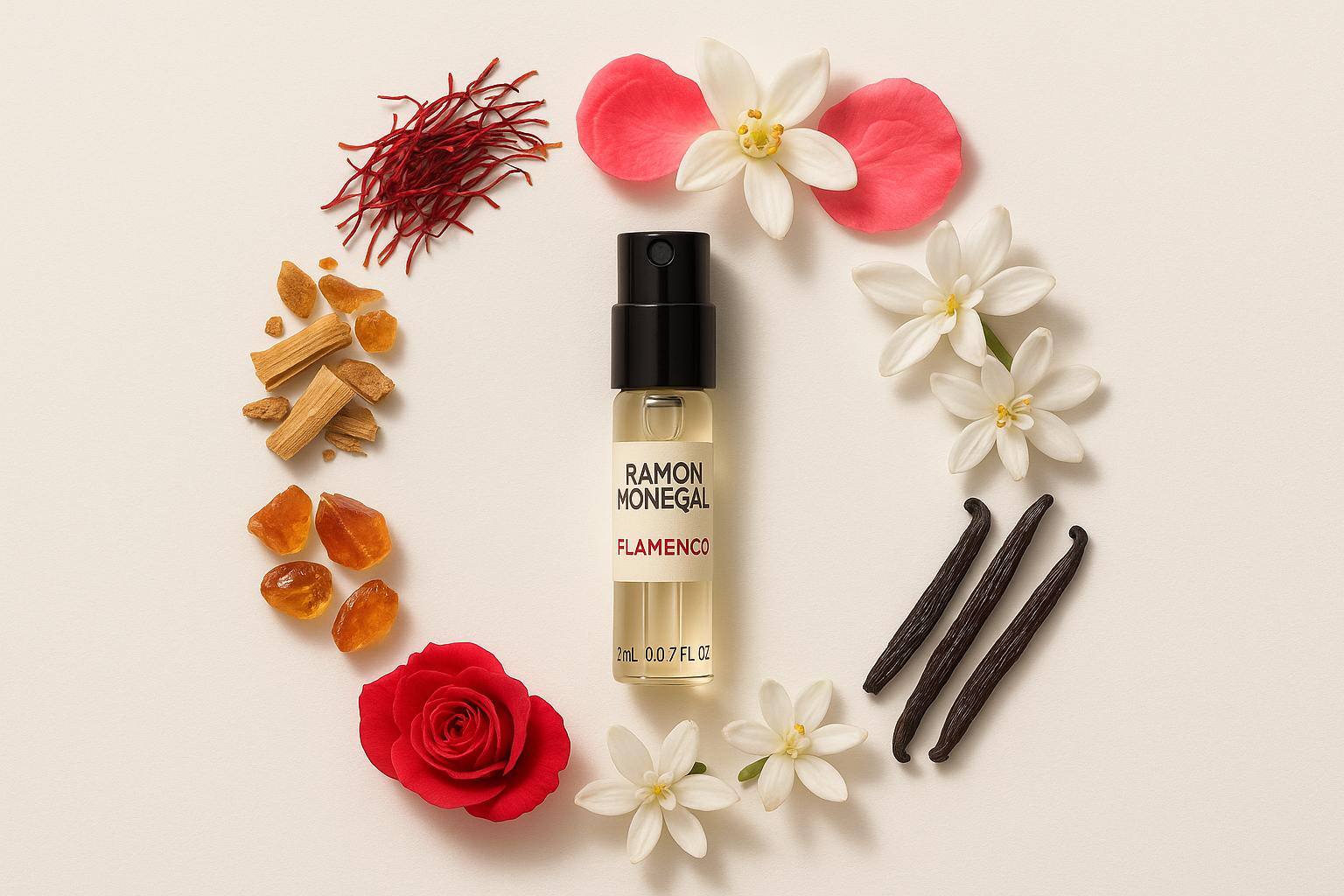 Ramon Monegal Flamenco Oficial Perfume Muestra 2ml 0.06 fl.o.z. Perfume tester Ramon Monegal Flamenco Oficial Perfume Muestra 2ml 0.06 fl.o.z. Perfume tester
