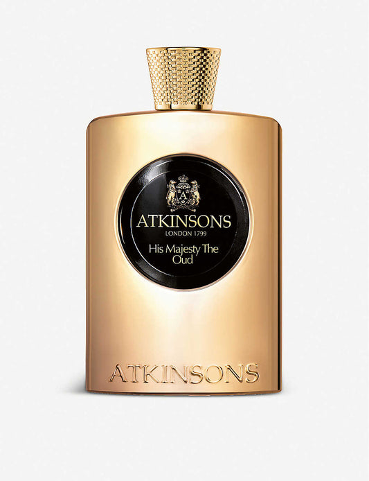 Atkinsons His Majesty The Oud 100 ml sin caja, incluye muestras de perfume