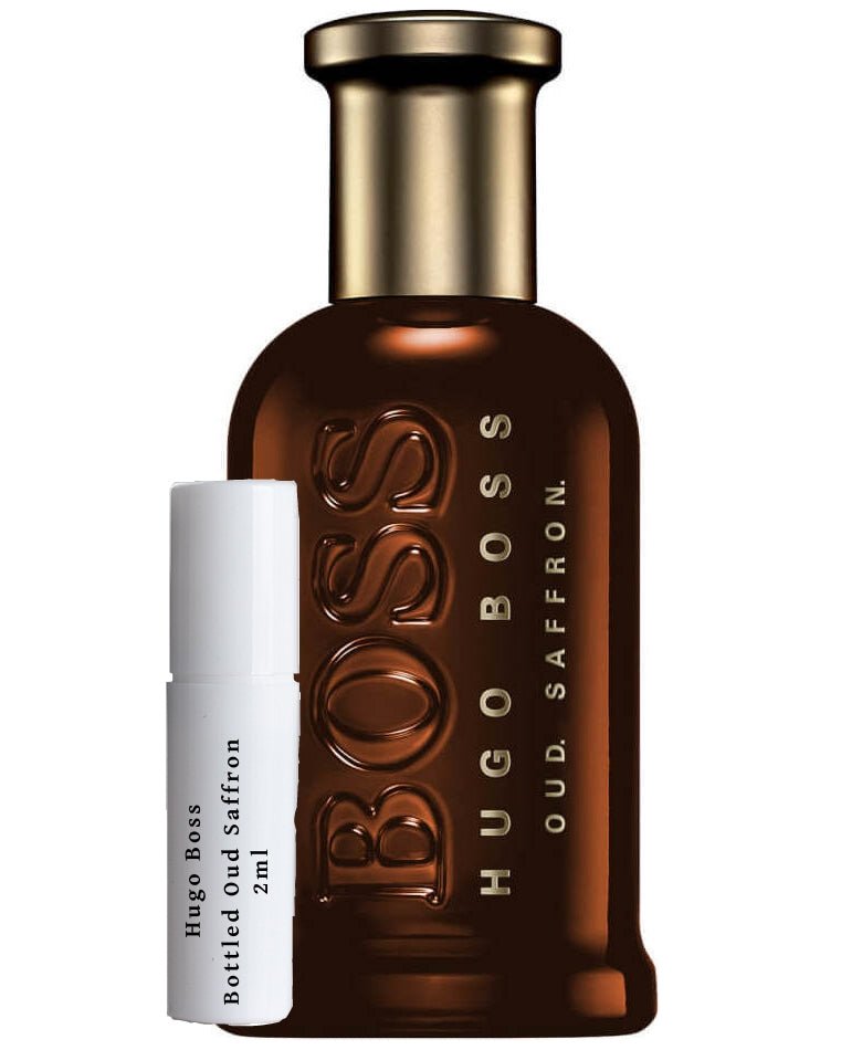 Muestra de Hugo Boss Bottled Oud Saffron de 2 ml