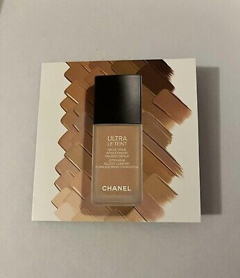 Muestra oficial de cuidado de la piel Chanel Ultra Le Teint Ultrawear All Day Comfort Foundation 0,9 ml tono B20