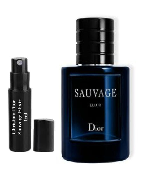 Christian Dior Sauvage Elixir Eau de Parfum muestra de aroma 1ml