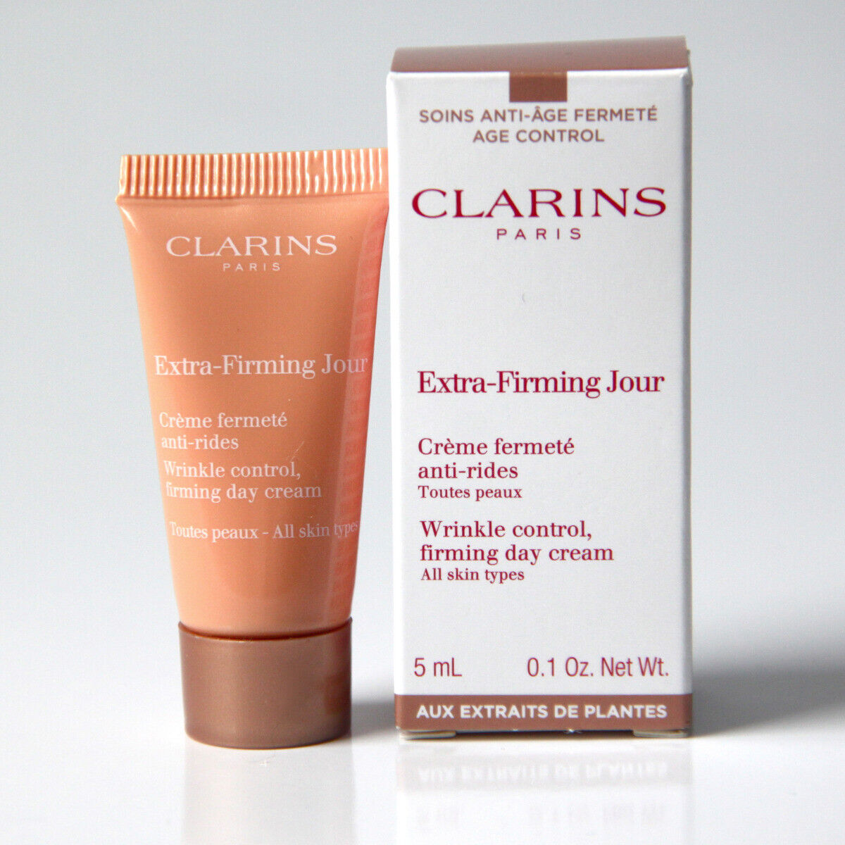Muestra de cuidado de la piel Clarins Extra-Firming Jour Mini 5 ml (0.1 oz). Todo tipo de piel.