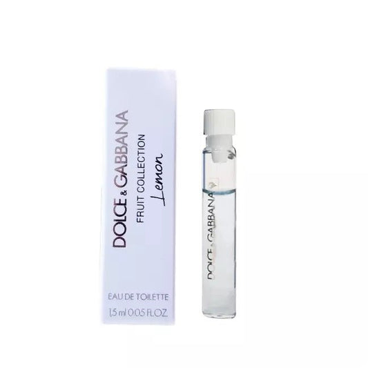 Dolce & Gabbana Colección Fruta Limón 1.5 ML 0.05 fl. onz. probador de perfume de muestra de perfume oficial