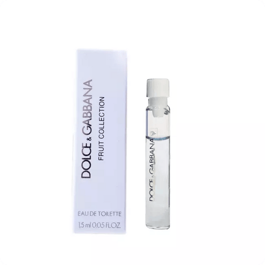 Dolce & Gabbana Colección de frutas Naranja 1,5 ML 0,05 fl. onz. probador de perfume de muestra de perfume oficial