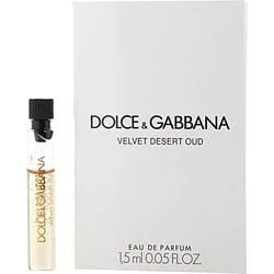 Muestra oficial del perfume Dolce & Gabbana Velvet Desert Oud 1,5 ML.