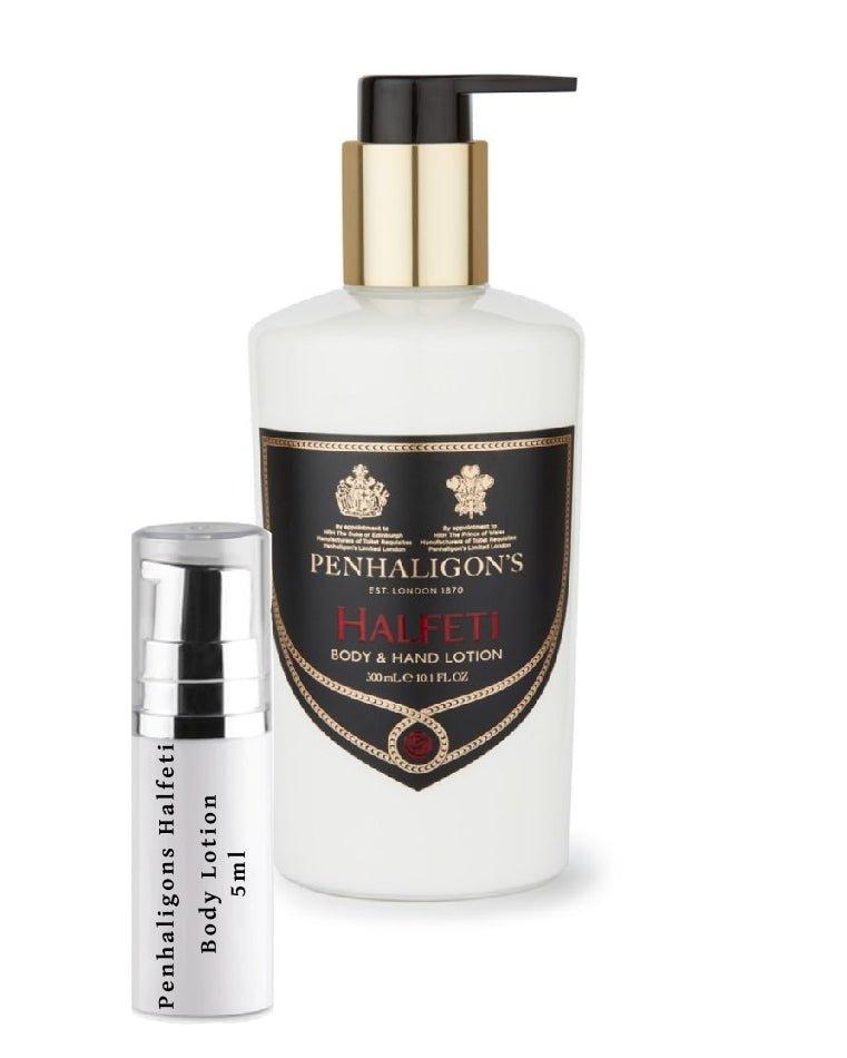 Muestra de loción corporal Halfeti de Penhaligon (5 ml)