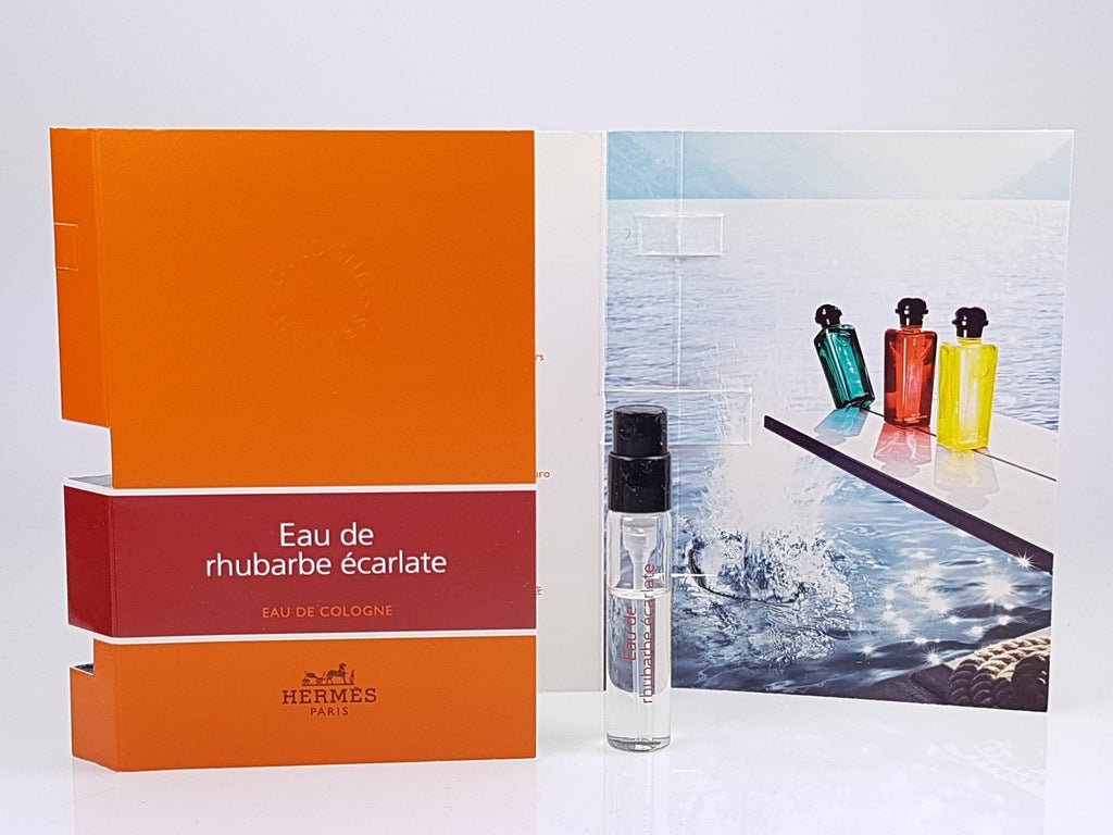 Hermes EAU DE RHUBARBE ECARLATE muestra oficial 2ml 0.06 fl. oz.-hermes-hermes-2ml 0.06 fl. oz.-oler para impresionar