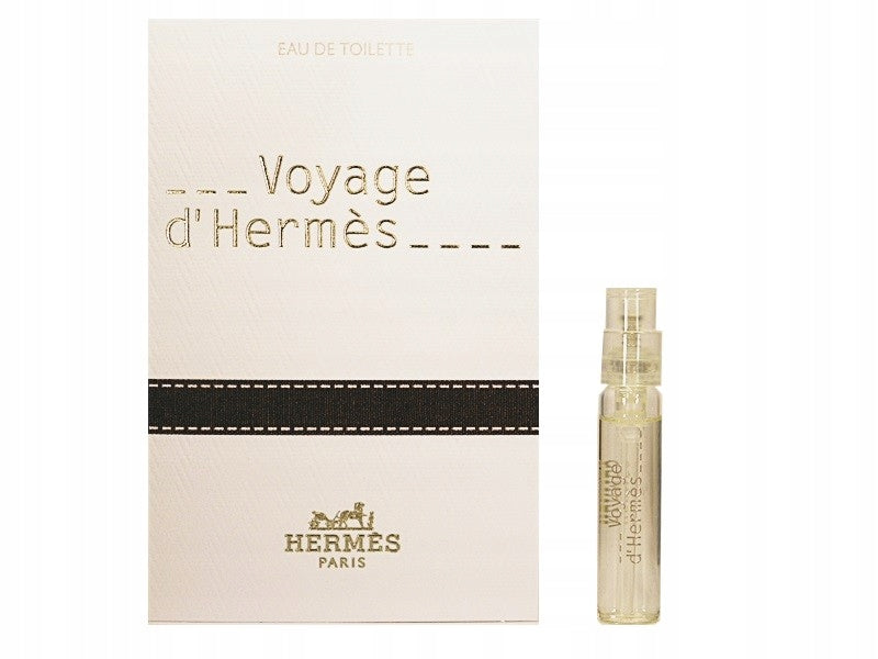 Muestras oficiales de la fragancia Hermes Voyage D'Hermes 2 ml (0,06 fl. oz.)