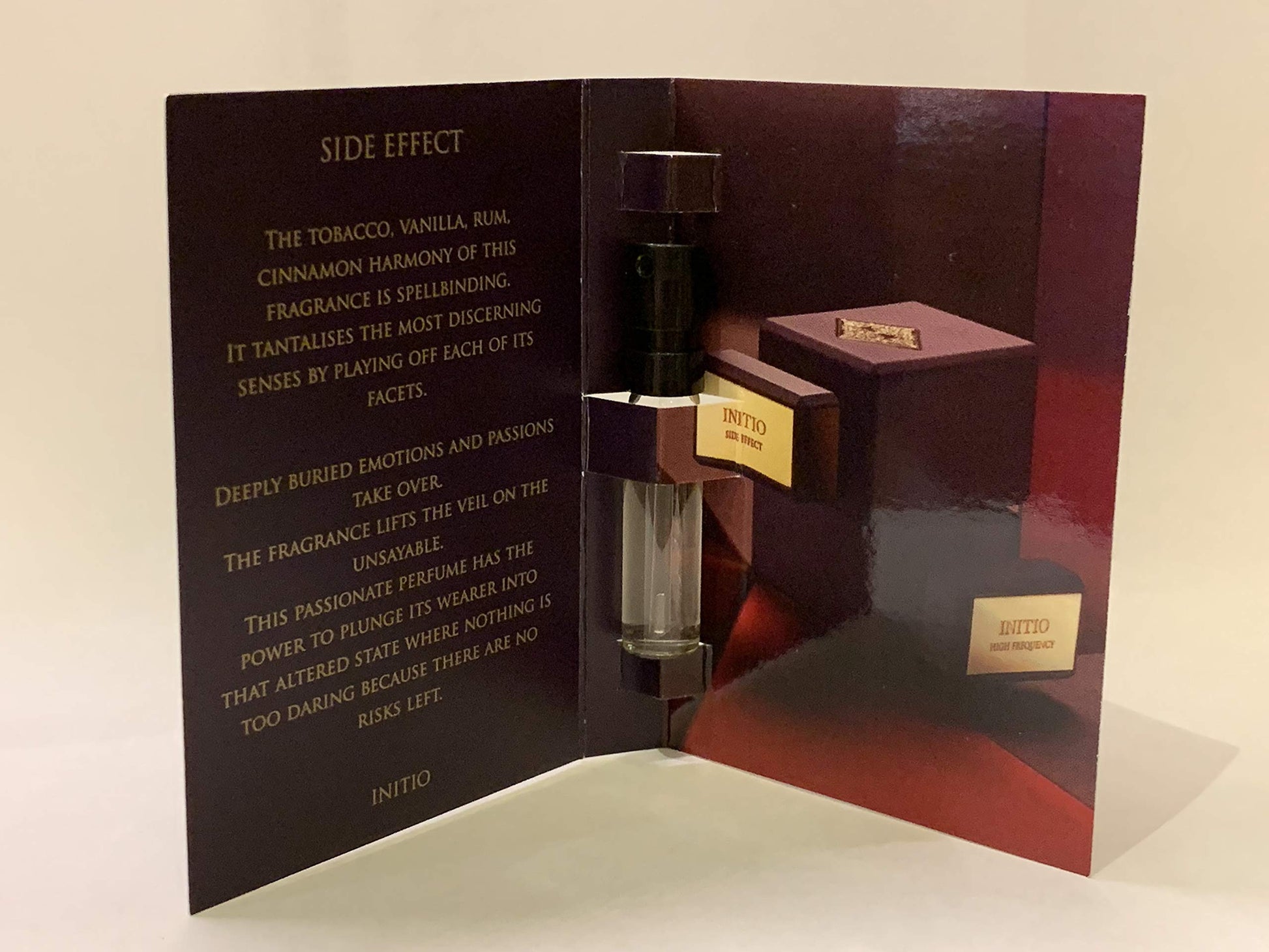 Efecto Secundario Initio 1.5ml/0.05 fl.oz. virallinen hajuvesinäyte, efecto secundario inicial 1,5 ml/0,05 fl.oz. perfume oficjalna próbka, Initio Side Effect 1.5ml/0.05 fl.oz. parfymprov oficial, Initio Side Effect 1.5ml/0.05 fl.oz. officiel parfume