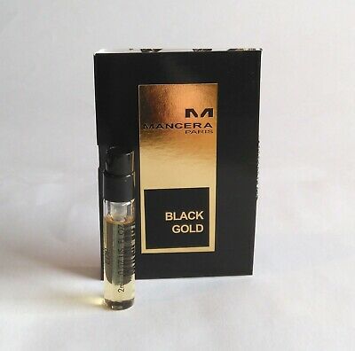 Muestra oficial de perfume Mancera Black Gold 2 ml (0,06 fl. oz.), muestra oficial de aroma Mancera Black Gold 2 ml (0,06 fl. oz.)