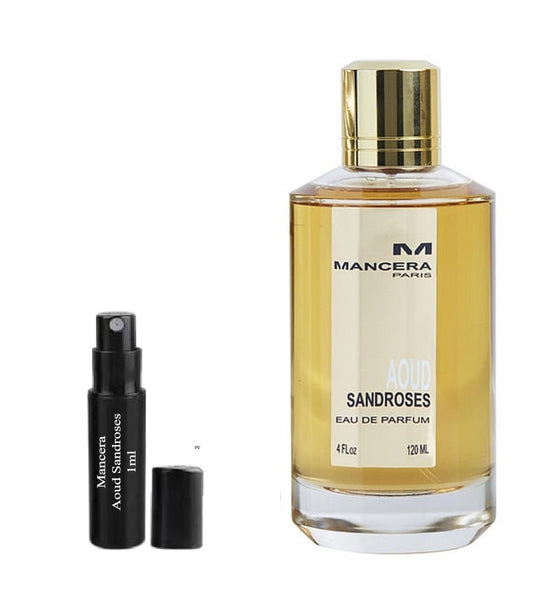Mancera Aoud Sandroses 1ml 0.03 fl. onz. muestra de perfume, Mancera Aoud Sandroses 1ml 0.03 fl. onz. 液量オンス公式香水サンプル, Mancera Aoud Sandroses 1ml 0.03 fl. onz. парфюмна проба, Mancera Aoud Sandroses 1ml 0.03 fl. onz. échantillon de parfum, Mancera Aoud