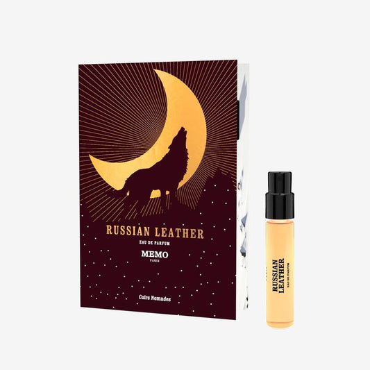 Muestra oficial de Memo Russian Leather de 1,5 ml (0,5 onzas líquidas)