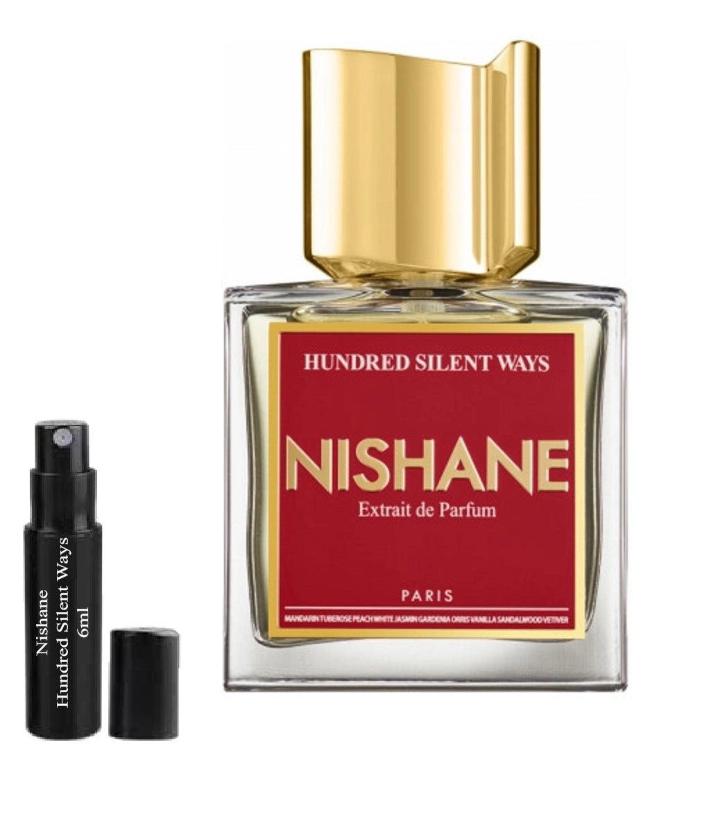 Nishane Cien Maneras Silenciosas 6ml 0.20 fl. onz. amostra de perfume, Nishane Hundred Silent Ways 6ml 0.20 fl. onz. 官方香水样品, Mostră de parfum Nishane Hundred Silent Ways 6ml 0.20 fl. oz, Nishane Cien Maneras Silenciosas 12 ml 0,41 fl. onz. parfému vz