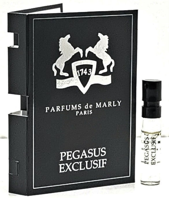 Parfums De Marly Pegasus Exclusif muestra de perfume oficial 1,5 ml 0,05 fl. onz. probador de perfumes Parfums De Marly Pegasus Exclusif muestra de perfume oficial 1,5 ml 0,05 fl. onz. probador de perfumes