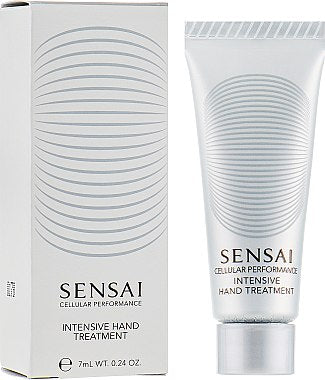 Tratamiento intensivo de manos Sensai Cellular Performance, 7 ml, peso: 0,24 oz. Muestra de crema de manos para el cuidado de la piel.