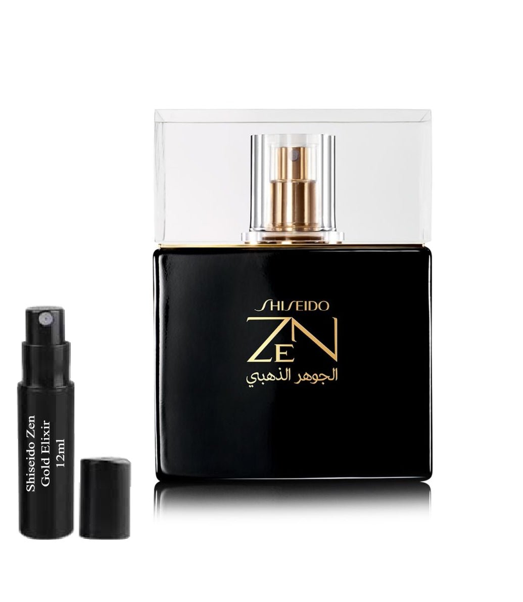 Shiseido Zen Gold Elixir 12ml 0.41 fl. onz. parfému vzorek, Shiseido Zen Gold Elixir 12ml 0.41 fl. onz. δείγμα αρώματος, Shiseido Zen Gold Elixir 12ml 0.41 fl. onz. perfume próbka, Shiseido Zen Gold Elixir 12ml 0.41 fl. onz. образец духов, Shiseido Z