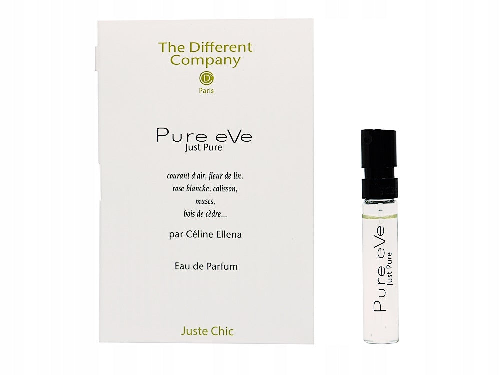 Muestras oficiales del perfume Pure Eve de The Different Company (2 ml, 0,06 fl. oz.)
