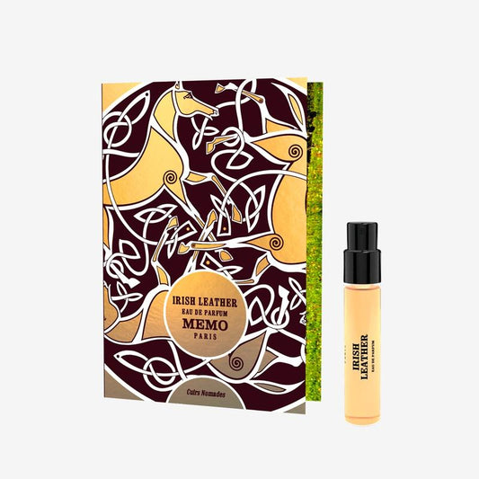 Muestra oficial del perfume Memo Irish Leather (1,5 ml/0,5 onzas líquidas)