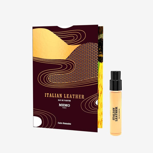 Muestra oficial de Memo Italian Leather de 1,5 ml (0,5 onzas líquidas)