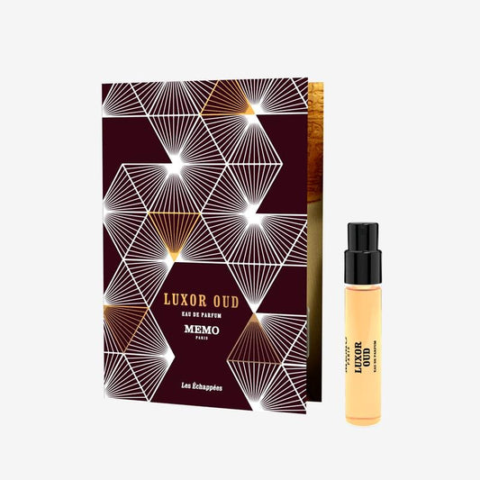 Muestra oficial de Memo Luxor Oud 2 ml (0,6 onzas líquidas)
