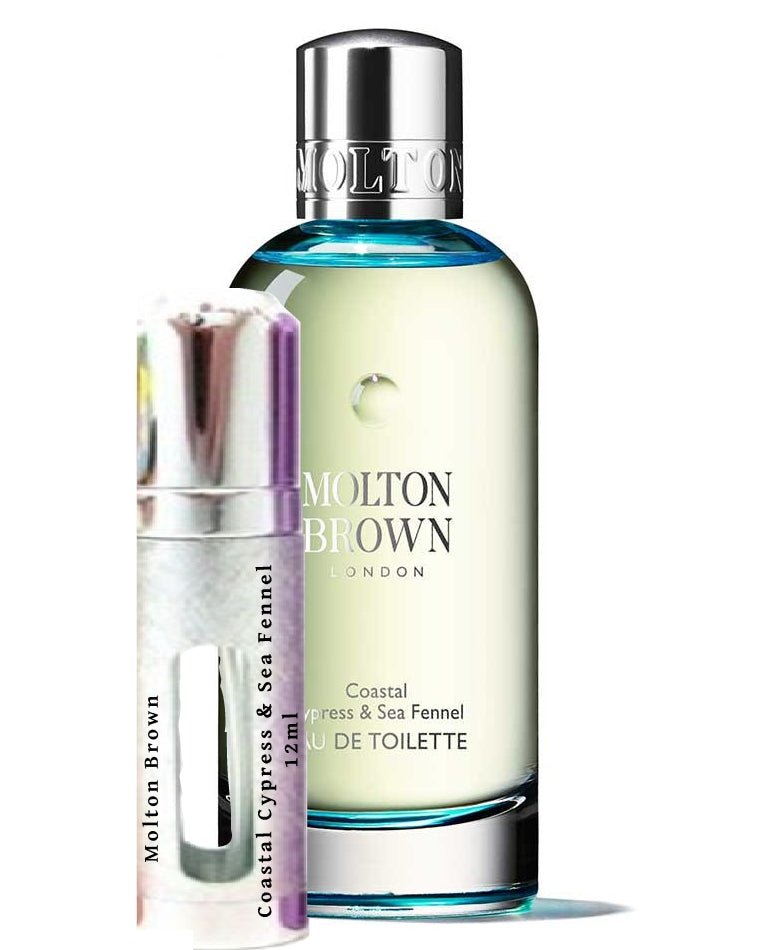 Vial de ciprés costero e hinojo marino de Molton Brown, 12 ml