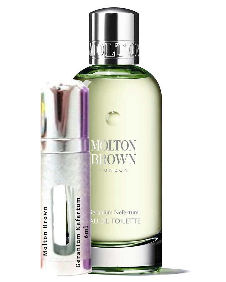 Vial de muestra de geranio nefertum de Molton Brown de 6 ml