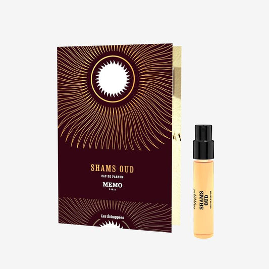 Muestra oficial de Memo Shams Oud 2 ml / 0.6 fl. oz.
