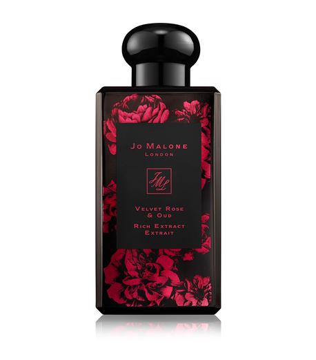 Muestras de extracto rico en rosa terciopelo y oud de Jo Malone