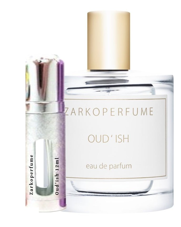 Frasco de muestra de perfume Zarko Oud'ish de 12 ml