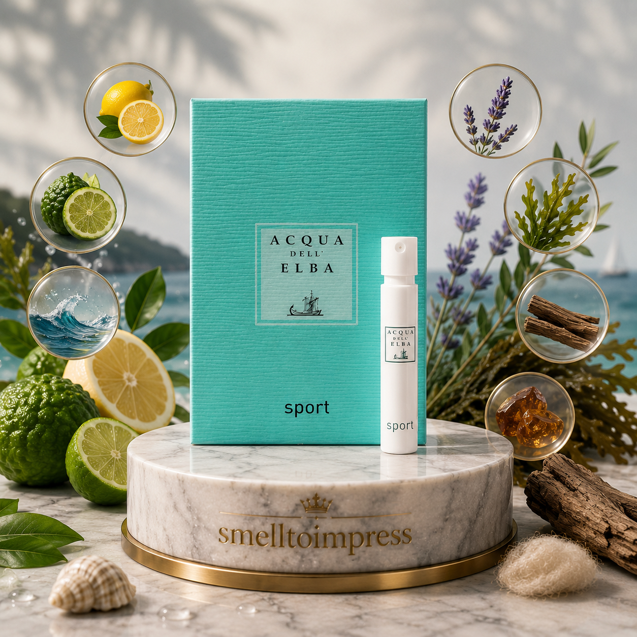 imagen de muestra oficial de perfume Acqua Dell' Elba Sport 1,2 ml 0,04 fl. oz
